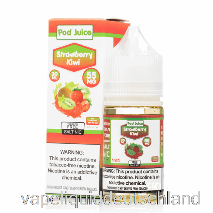 Erdbeer-Kiwi-Schotensaft – 30 Ml 55 Mg Vape Deutschland